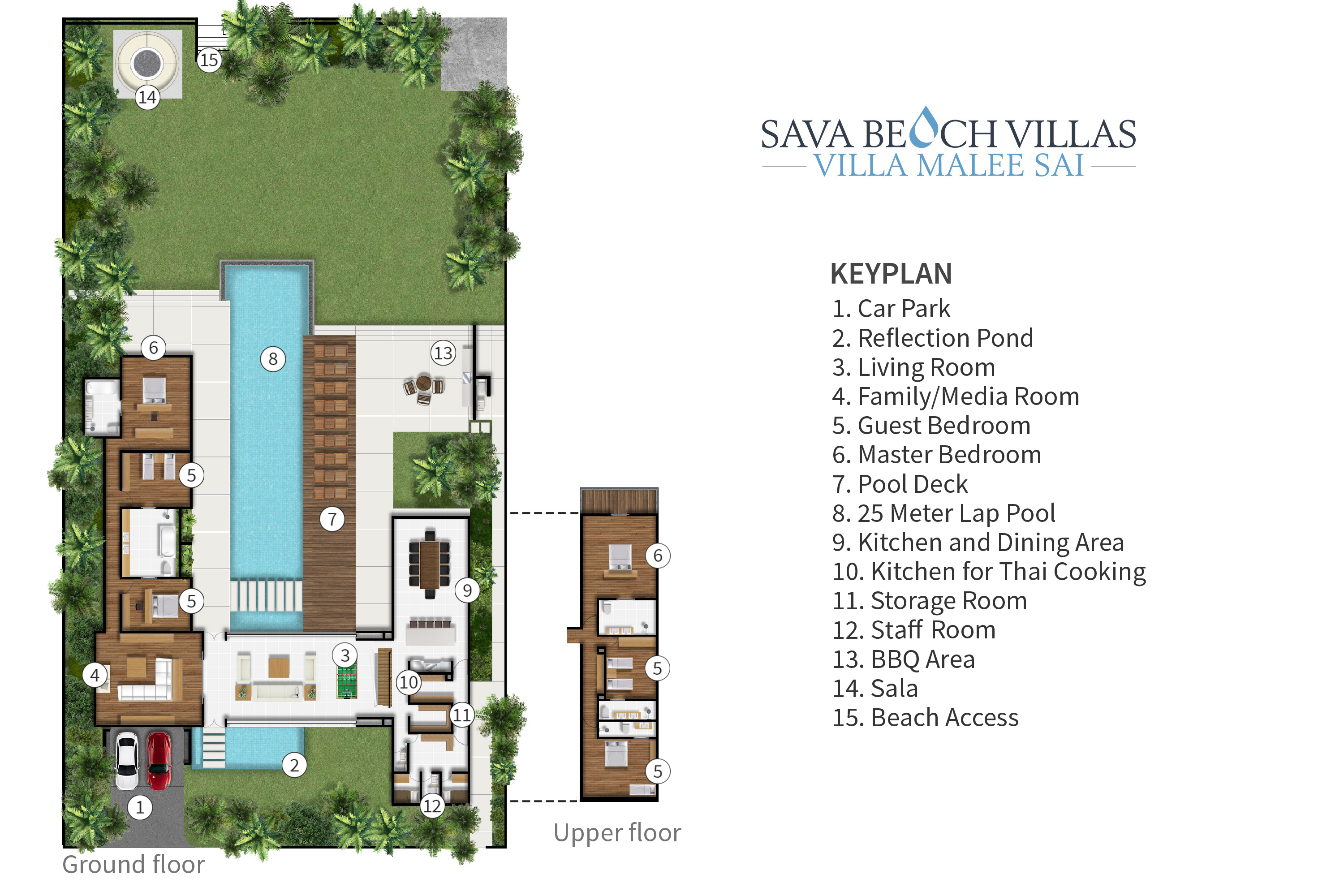 Villa Malee Sai - Floorplan